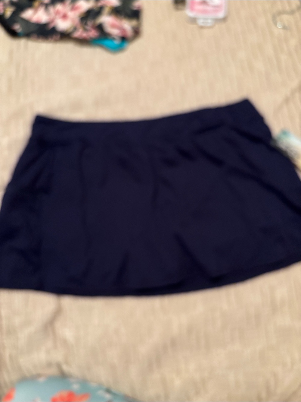 Beach House Navy swim skirt size 20W NWT